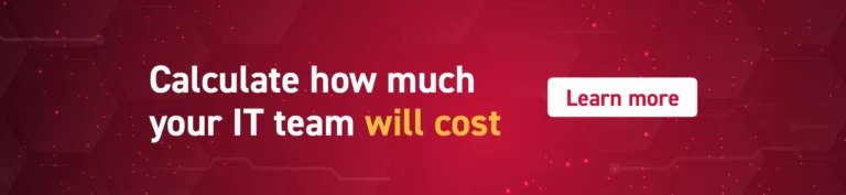 cta about calculating how much it team will cost
